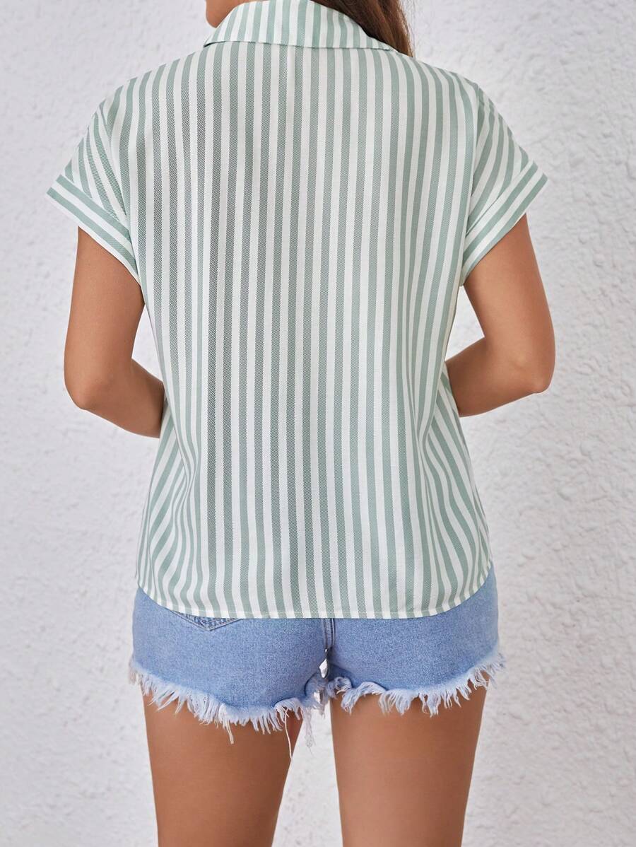 Margaux Striped Linen Shirt