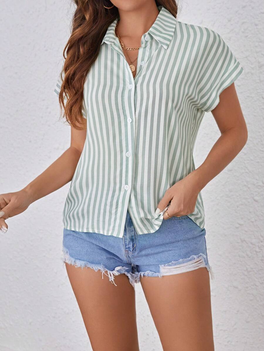 Margaux Striped Linen Shirt