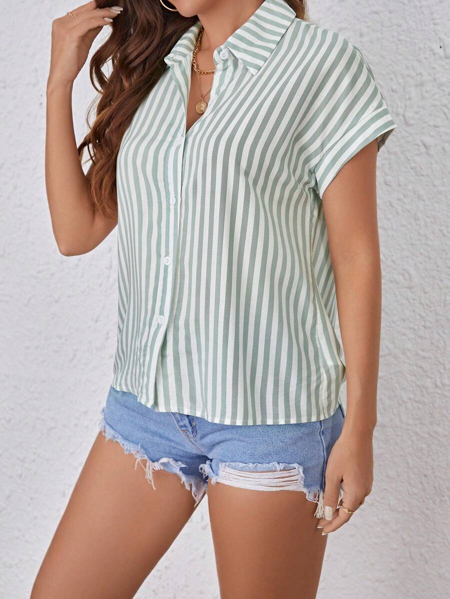 Margaux Striped Linen Shirt