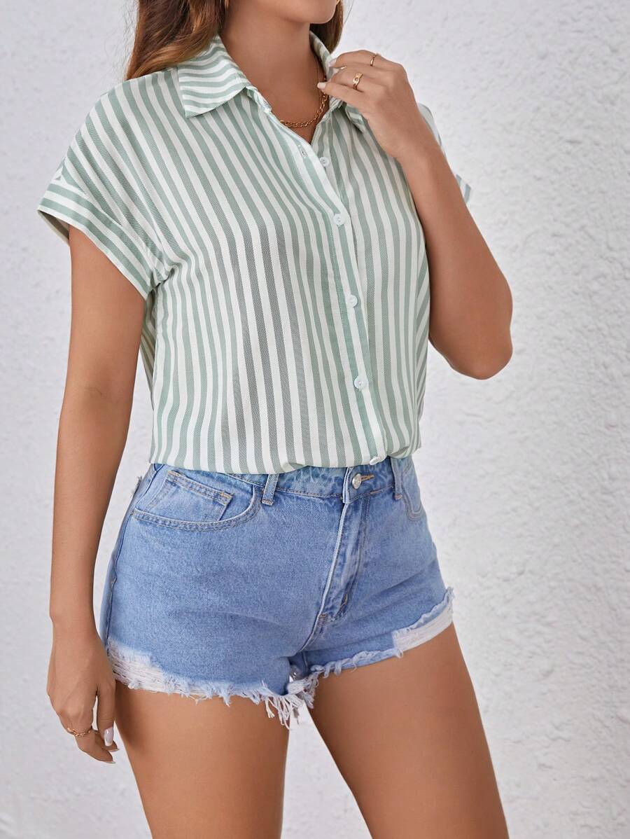 Margaux Striped Linen Shirt