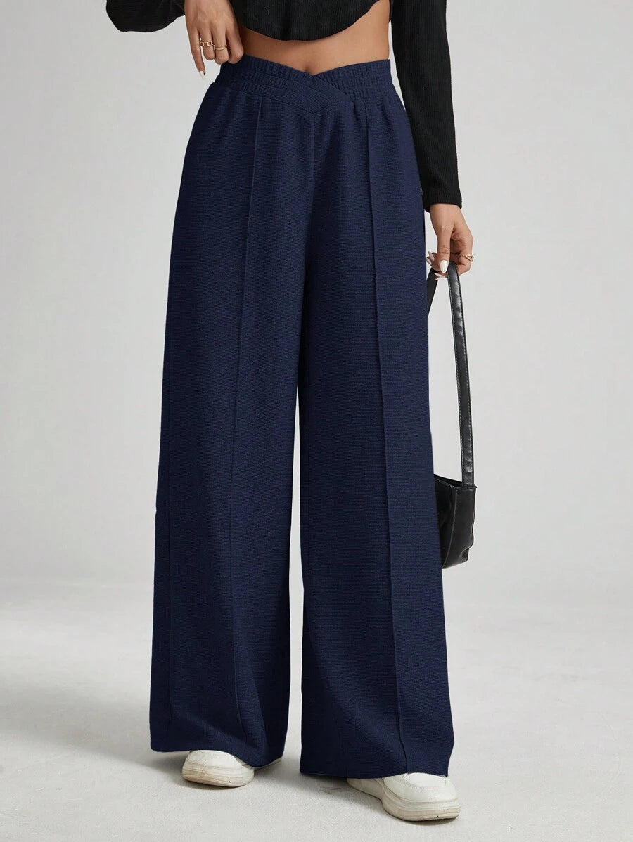 Lana Wide-Leg Lounge Trousers