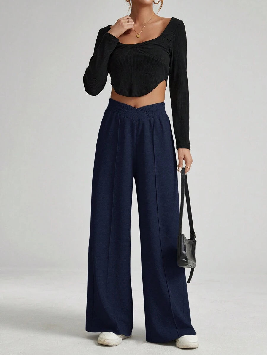 Elanora Wide-Leg Trousers