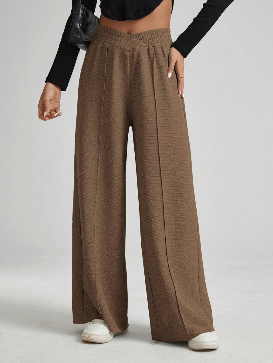 Lana Wide-Leg Lounge Trousers