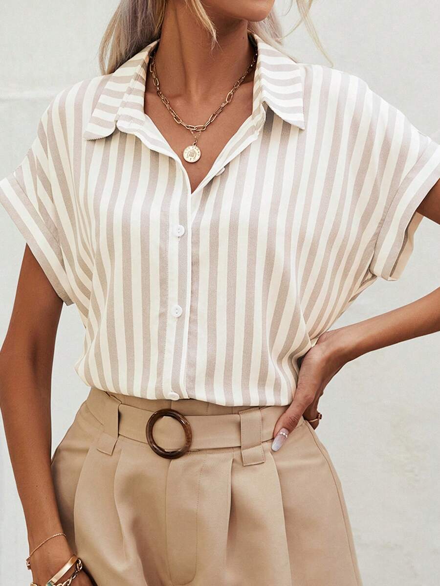 Margaux Striped Linen Shirt