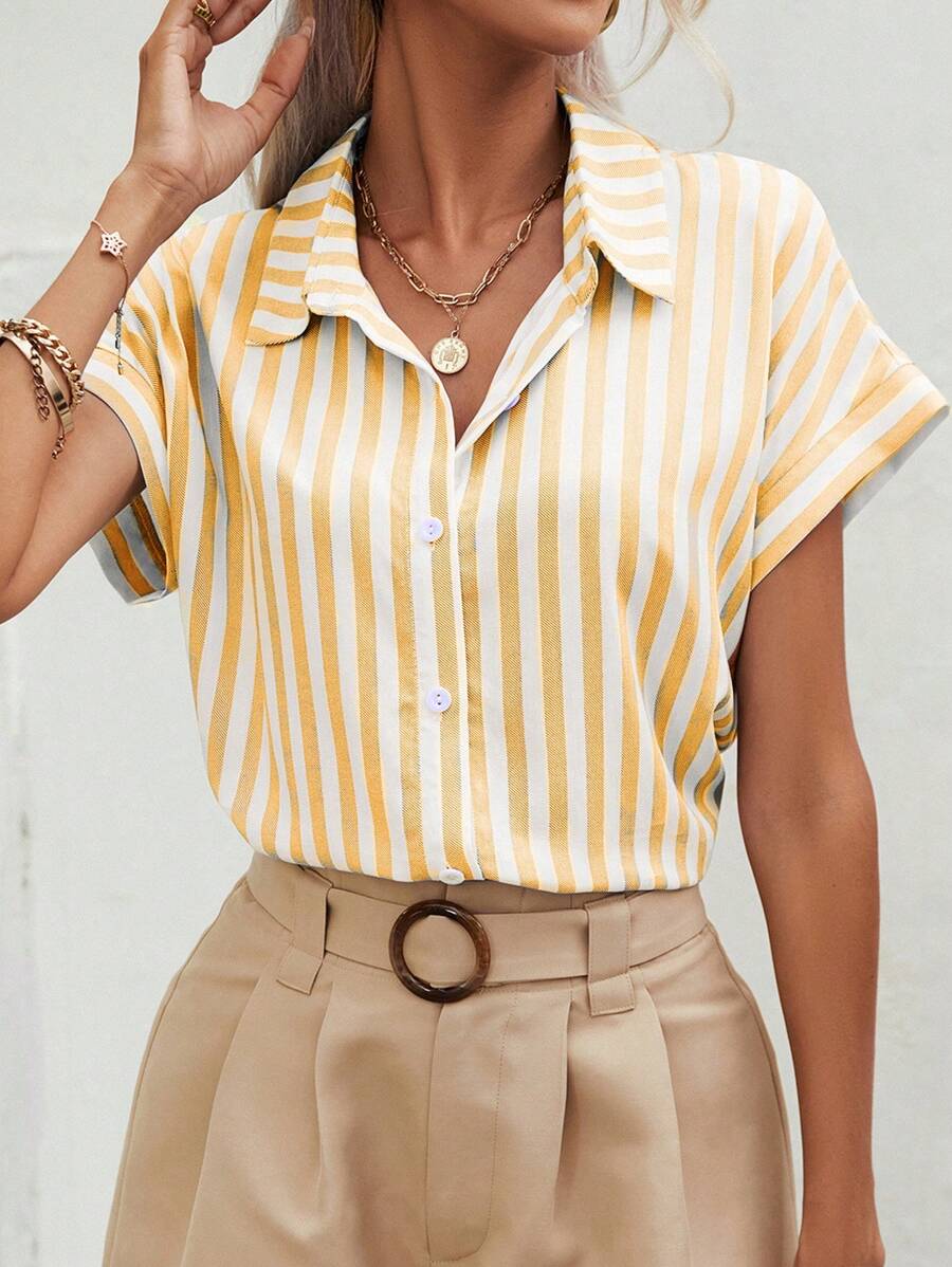 Margaux Striped Linen Shirt
