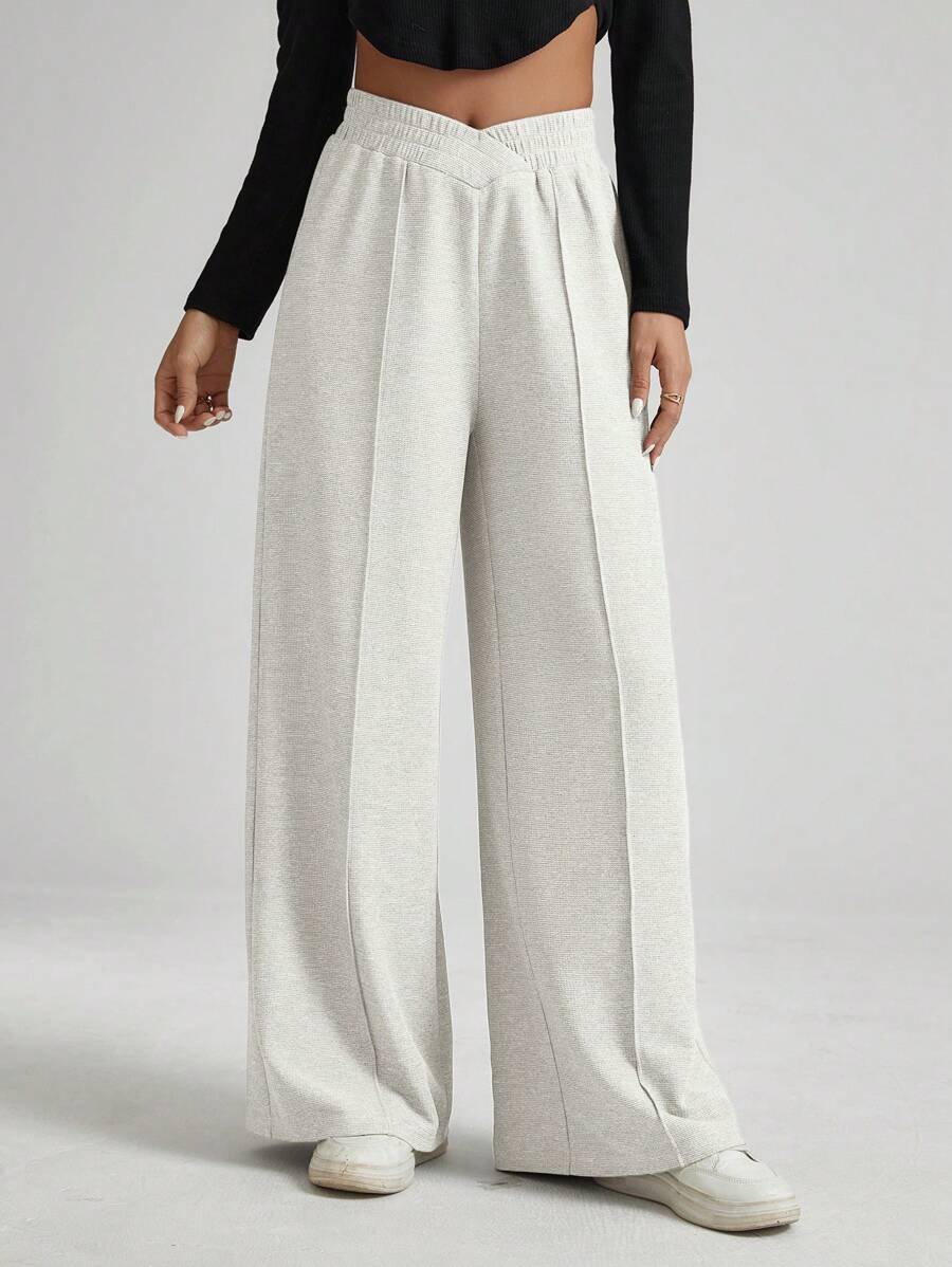 Lana Wide-Leg Lounge Trousers