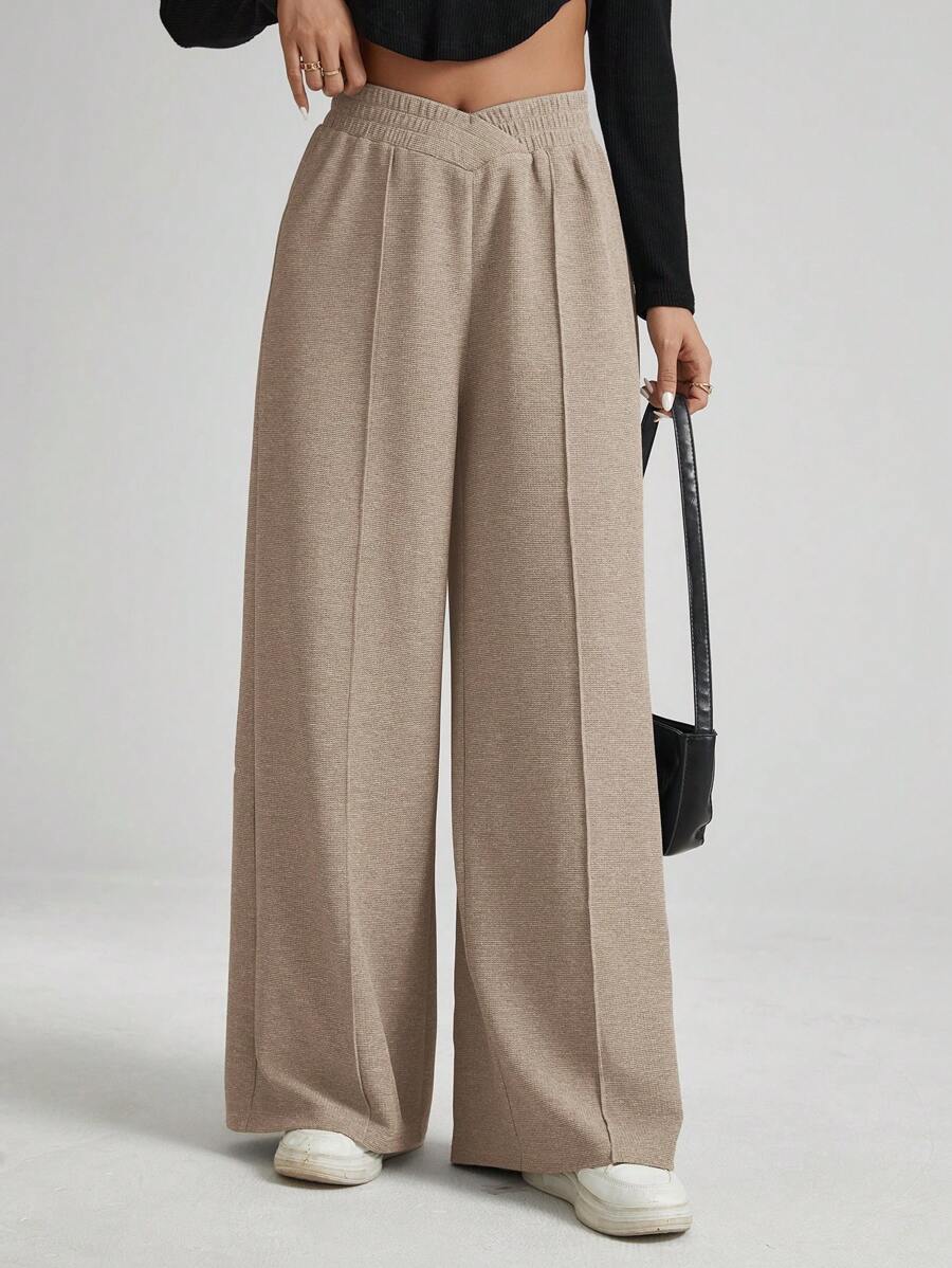 Lana Wide-Leg Lounge Trousers