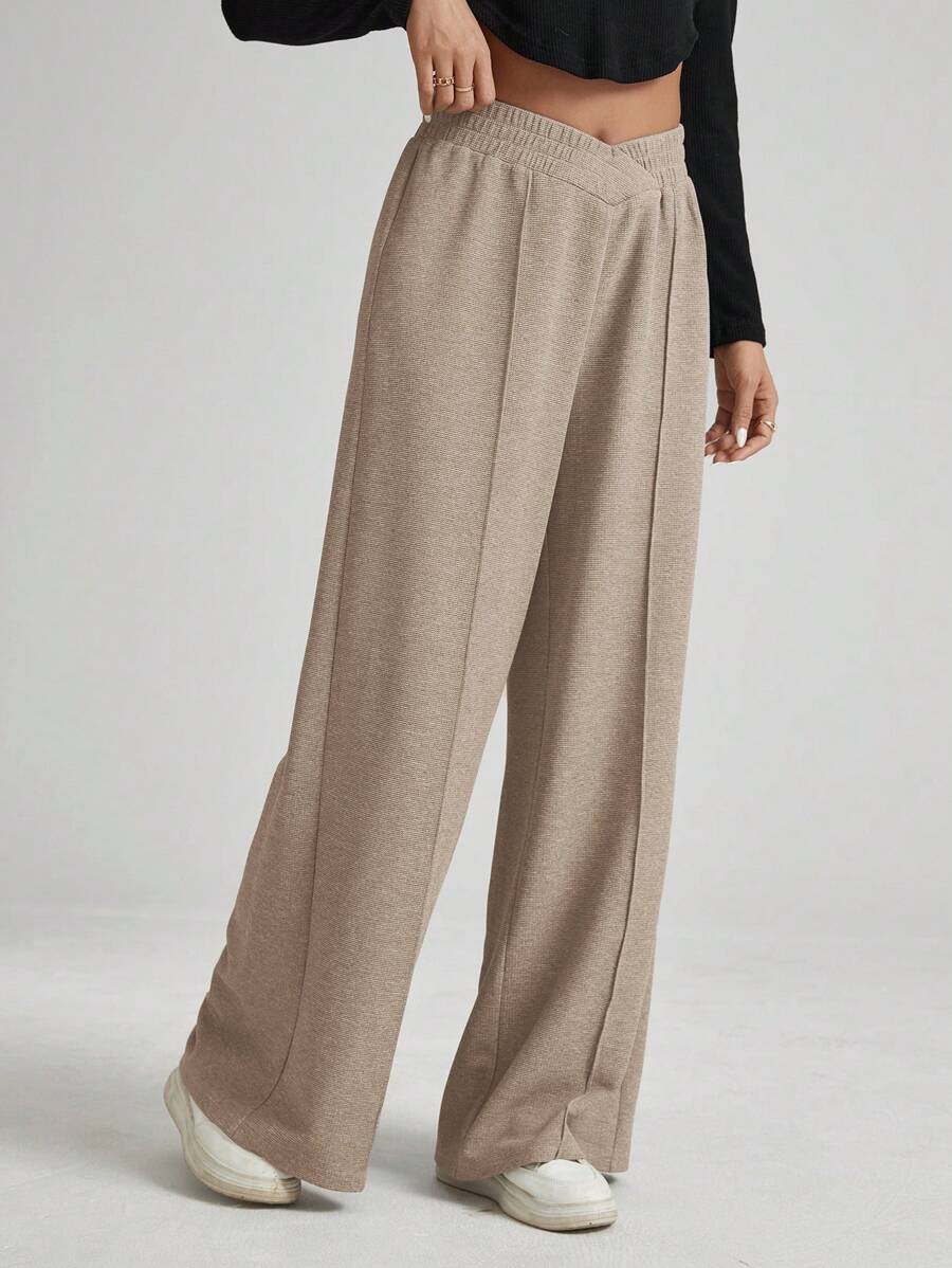 Lana Wide-Leg Lounge Trousers