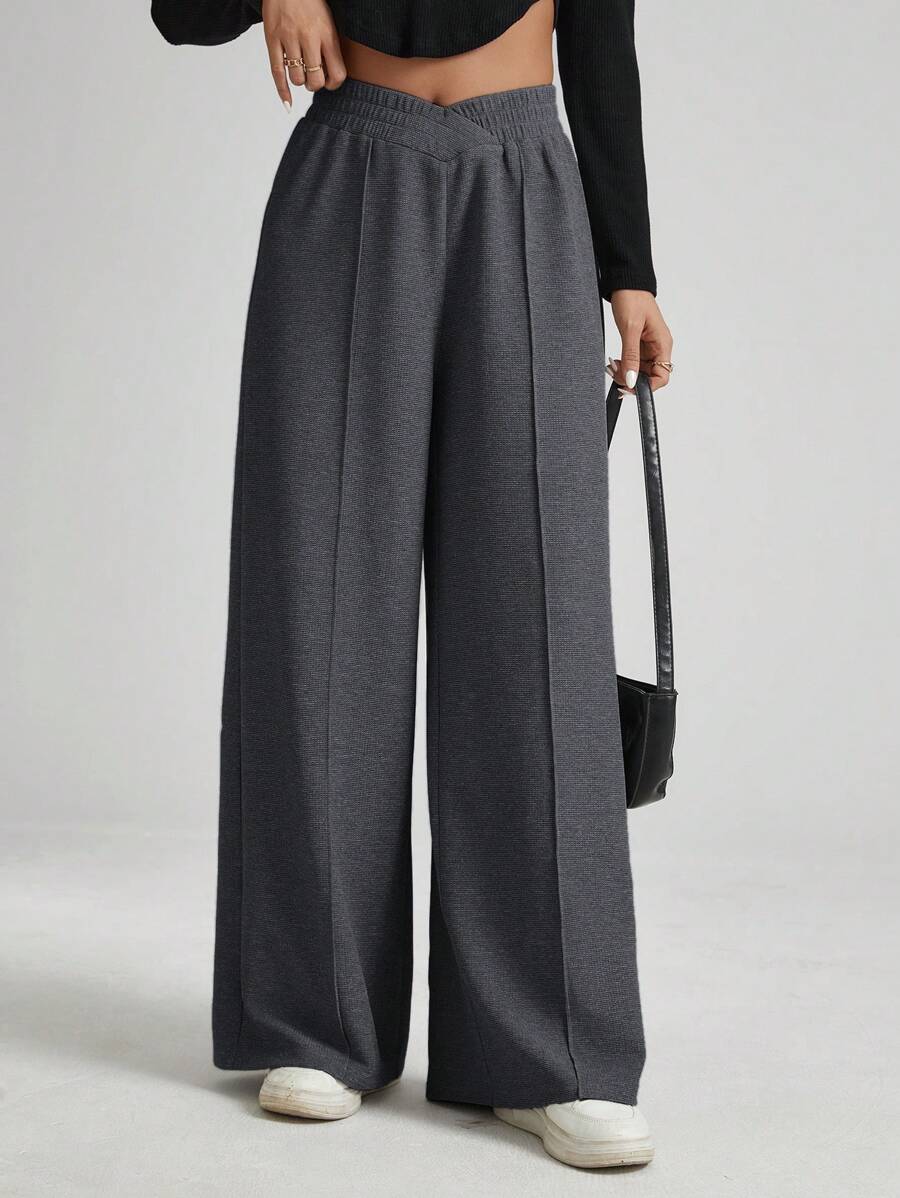 Lana Wide-Leg Lounge Trousers