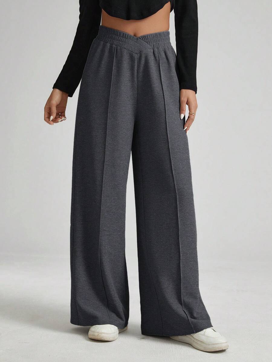 Lana Wide-Leg Lounge Trousers
