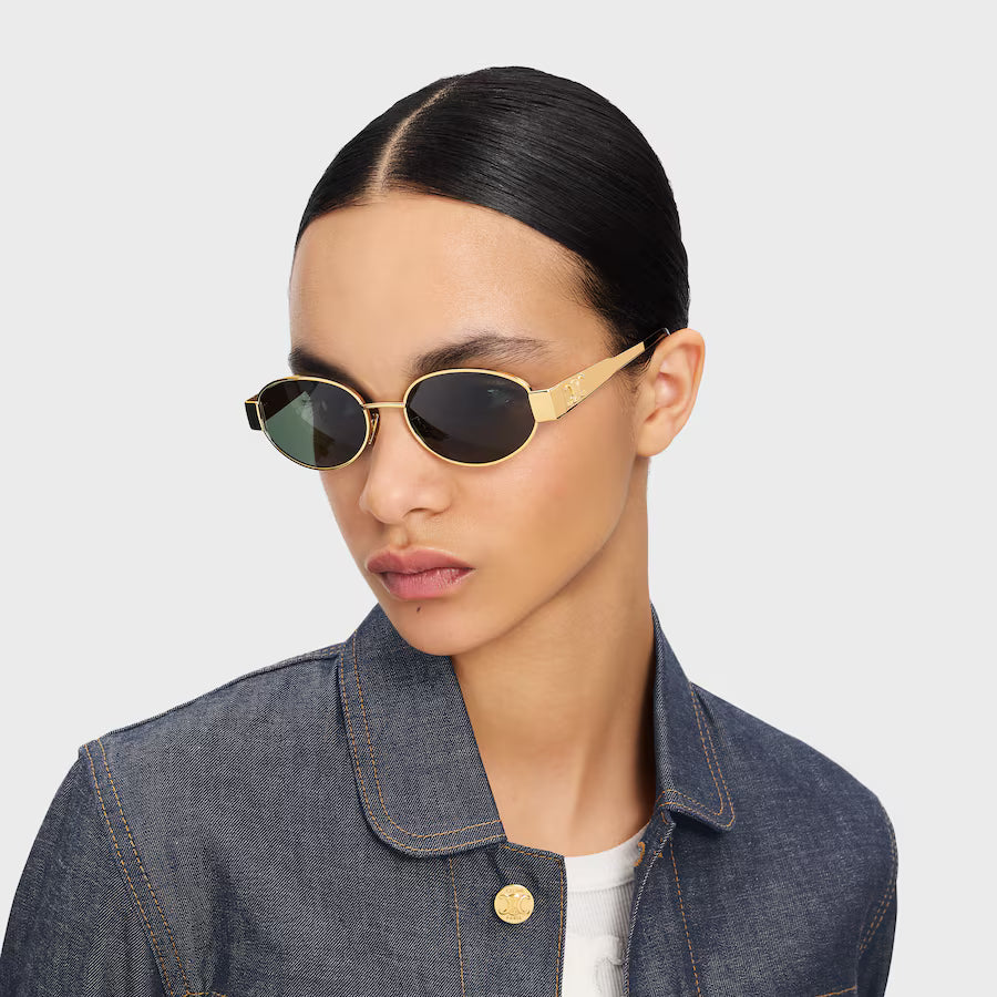 Triomphe Sunglasses in Metal