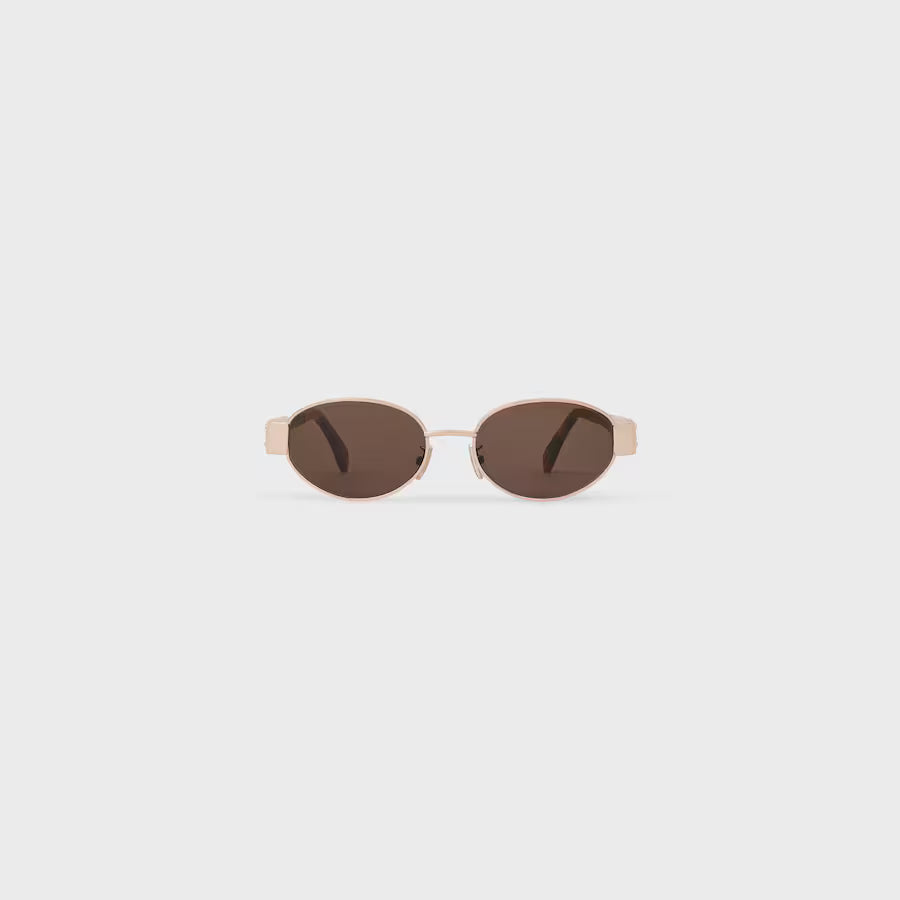 Triomphe Sunglasses in Metal
