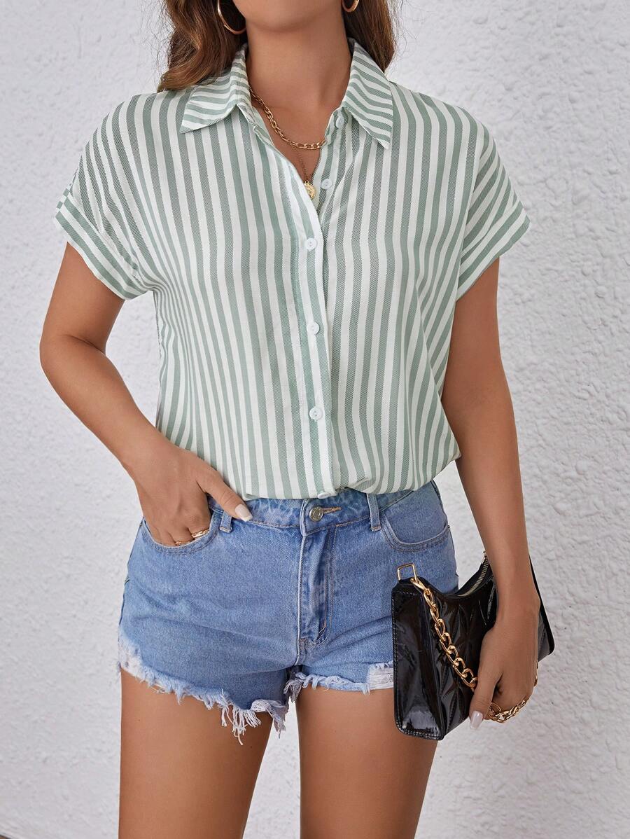 Margaux Striped Linen Shirt