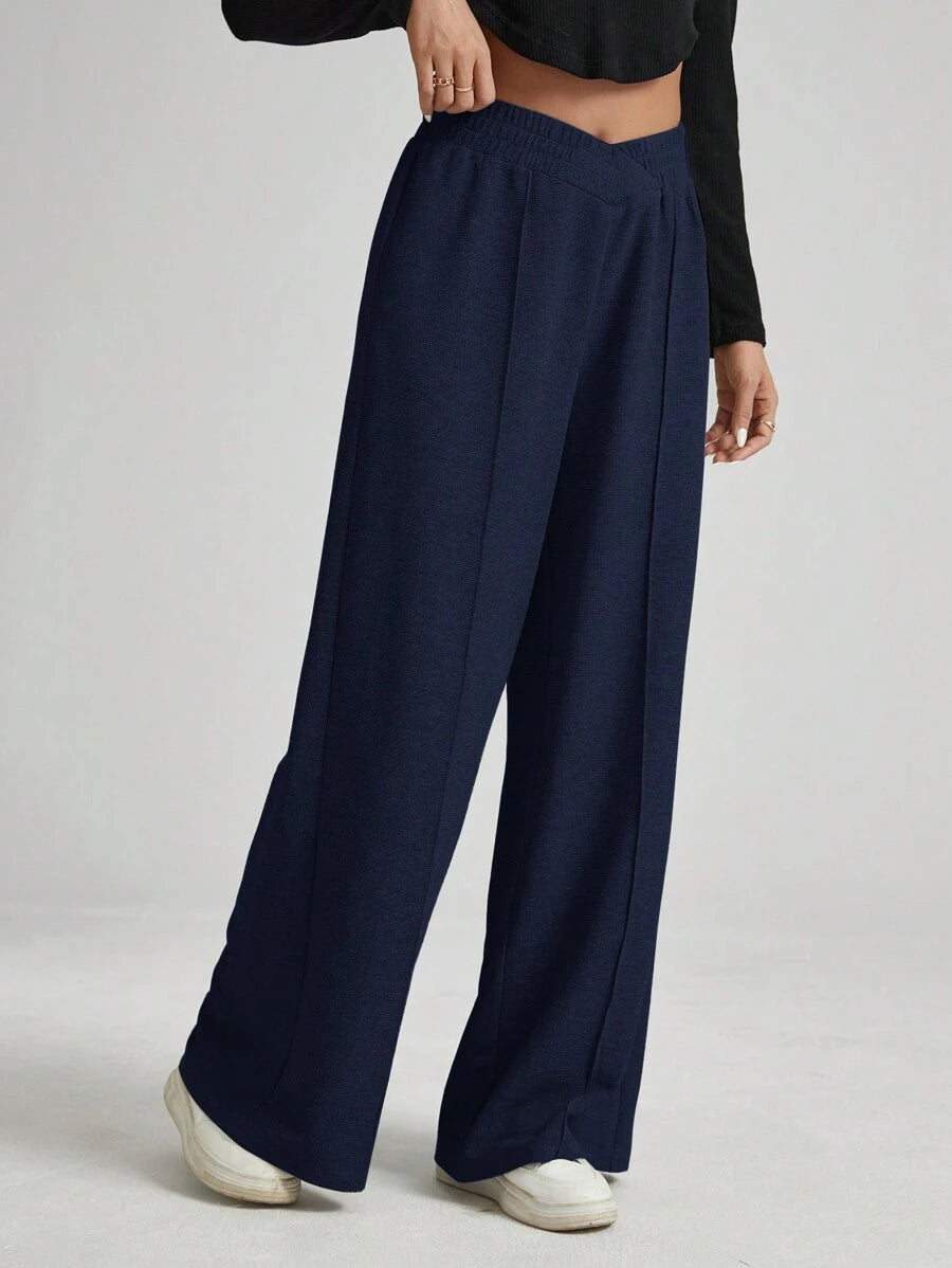Lana Wide-Leg Lounge Trousers