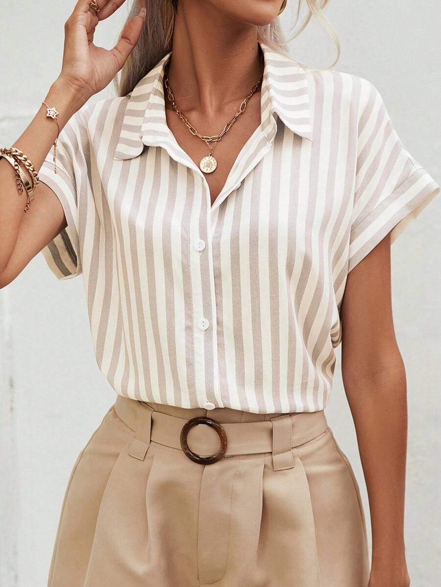 Margaux Striped Linen Shirt