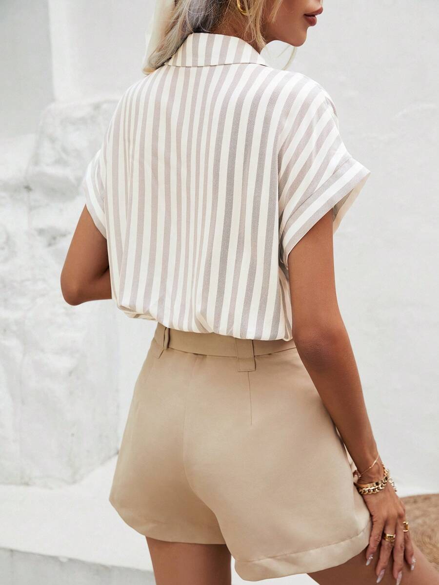 Margaux Striped Linen Shirt