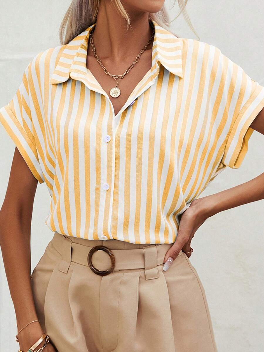 Margaux Striped Linen Shirt