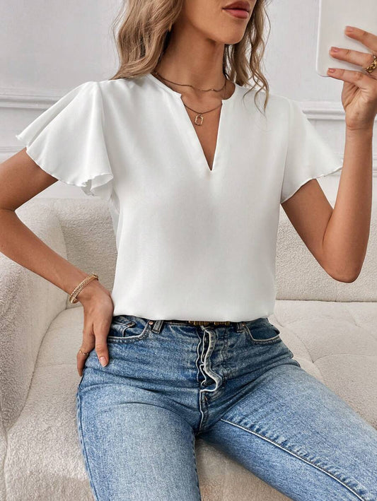 The Celestine Flutter Blouse