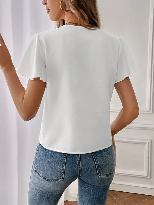 The Celestine Flutter Blouse
