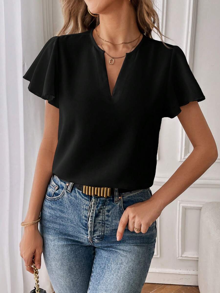 The Celestine Flutter Blouse