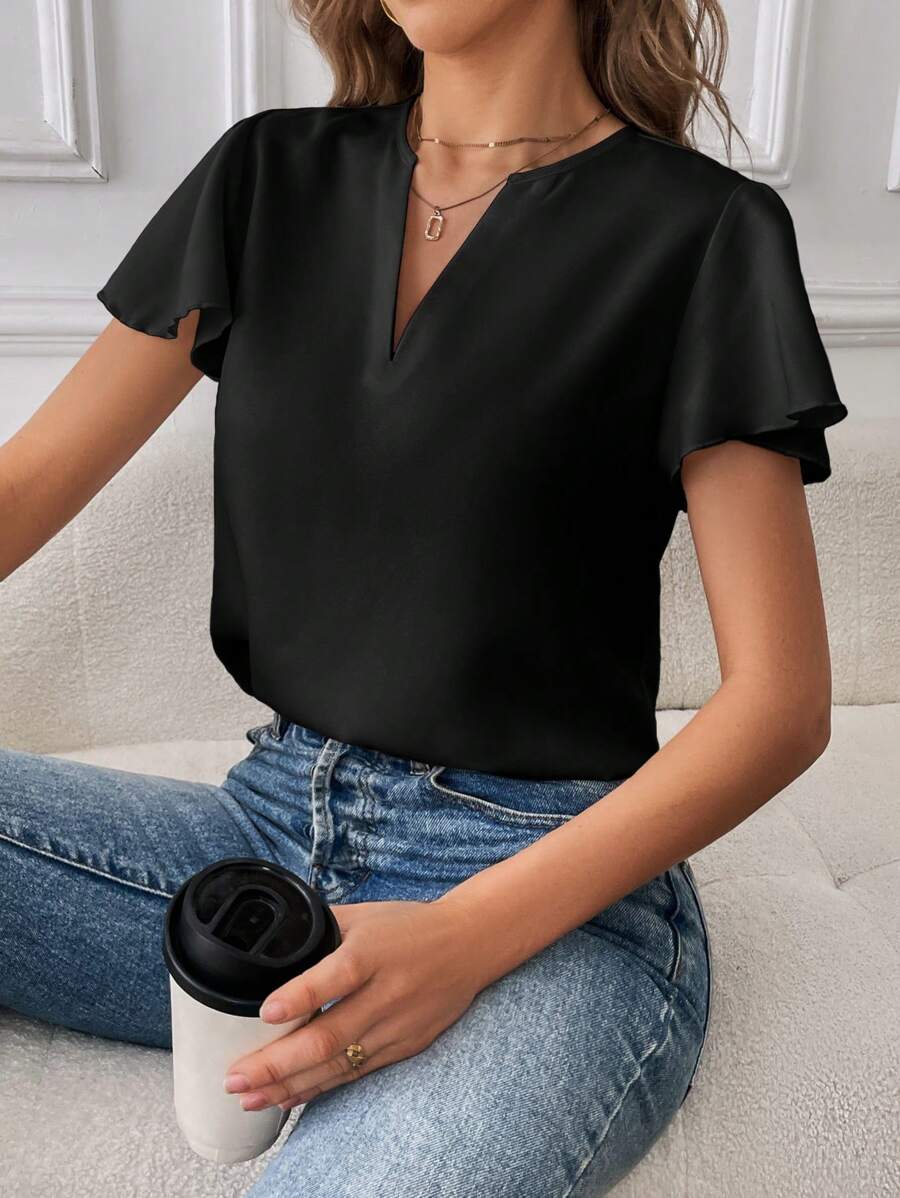 The Celestine Flutter Blouse