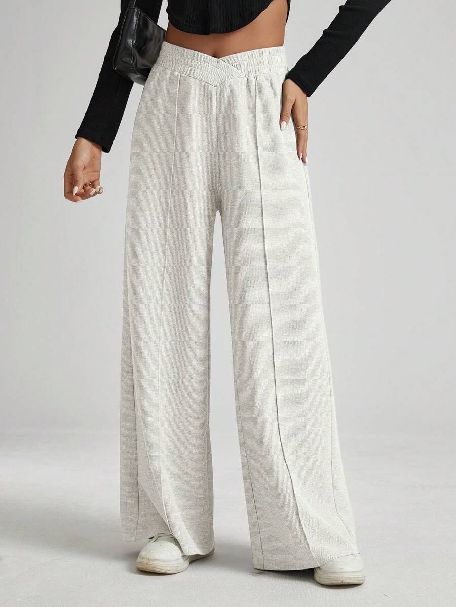 Lana Wide-Leg Lounge Trousers