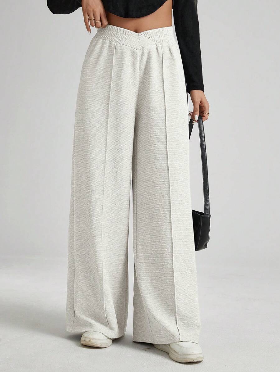 Lana Wide-Leg Lounge Trousers