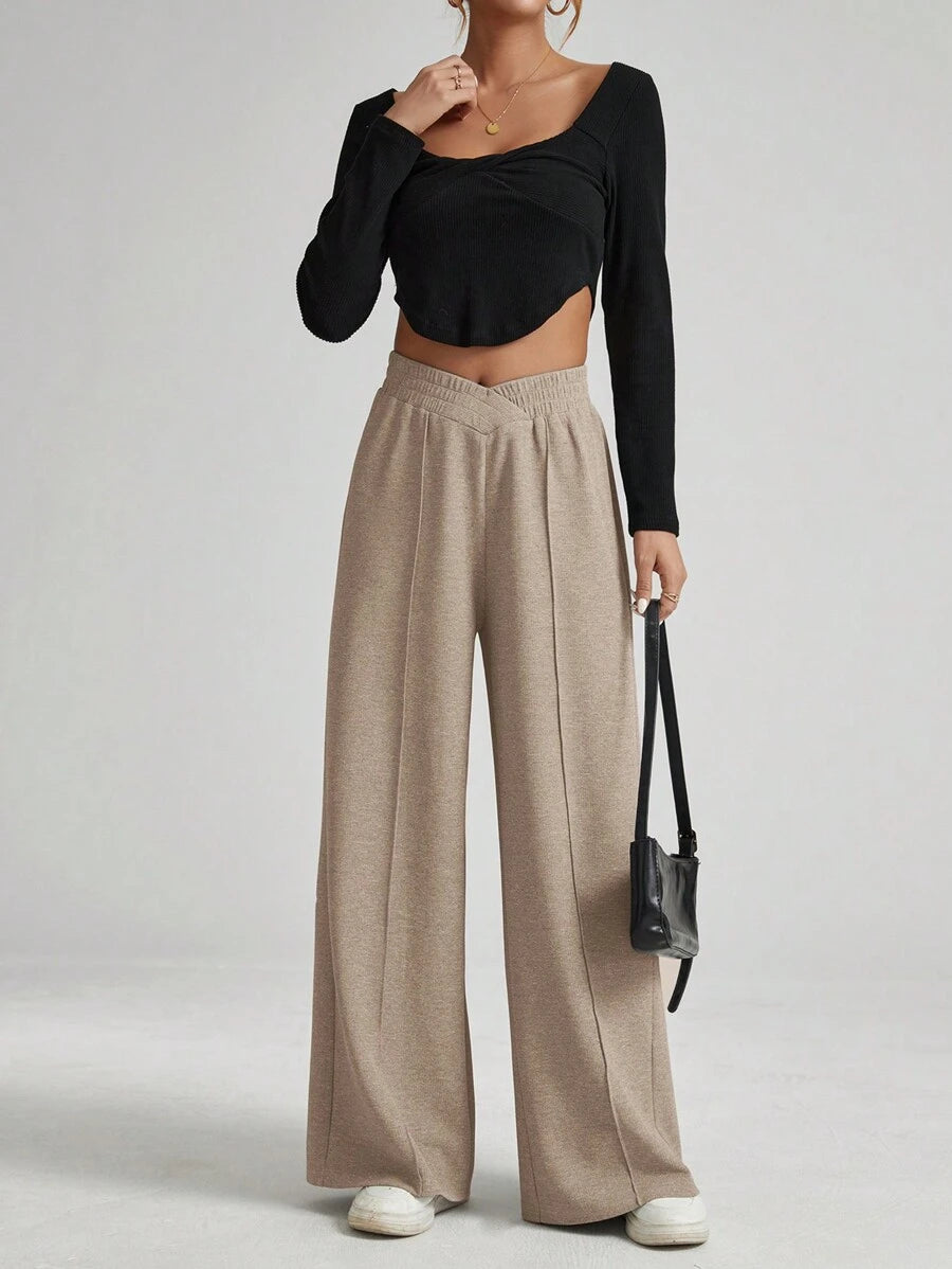 Elanora Wide-Leg Trousers