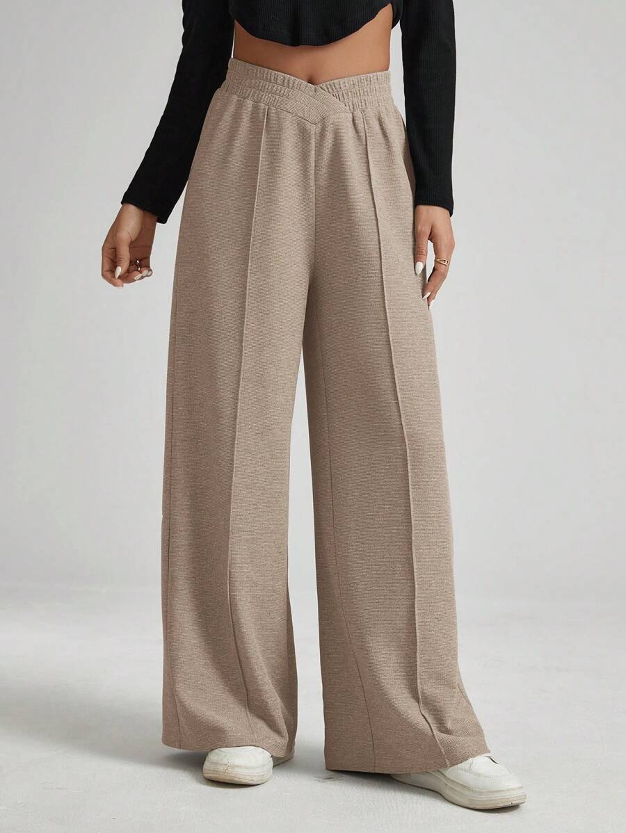 Lana Wide-Leg Lounge Trousers