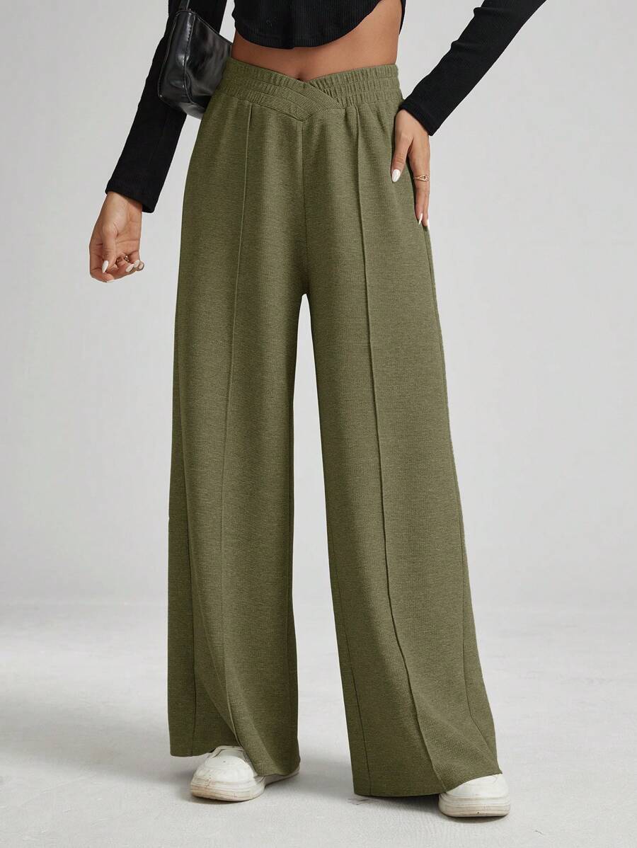 Lana Wide-Leg Lounge Trousers
