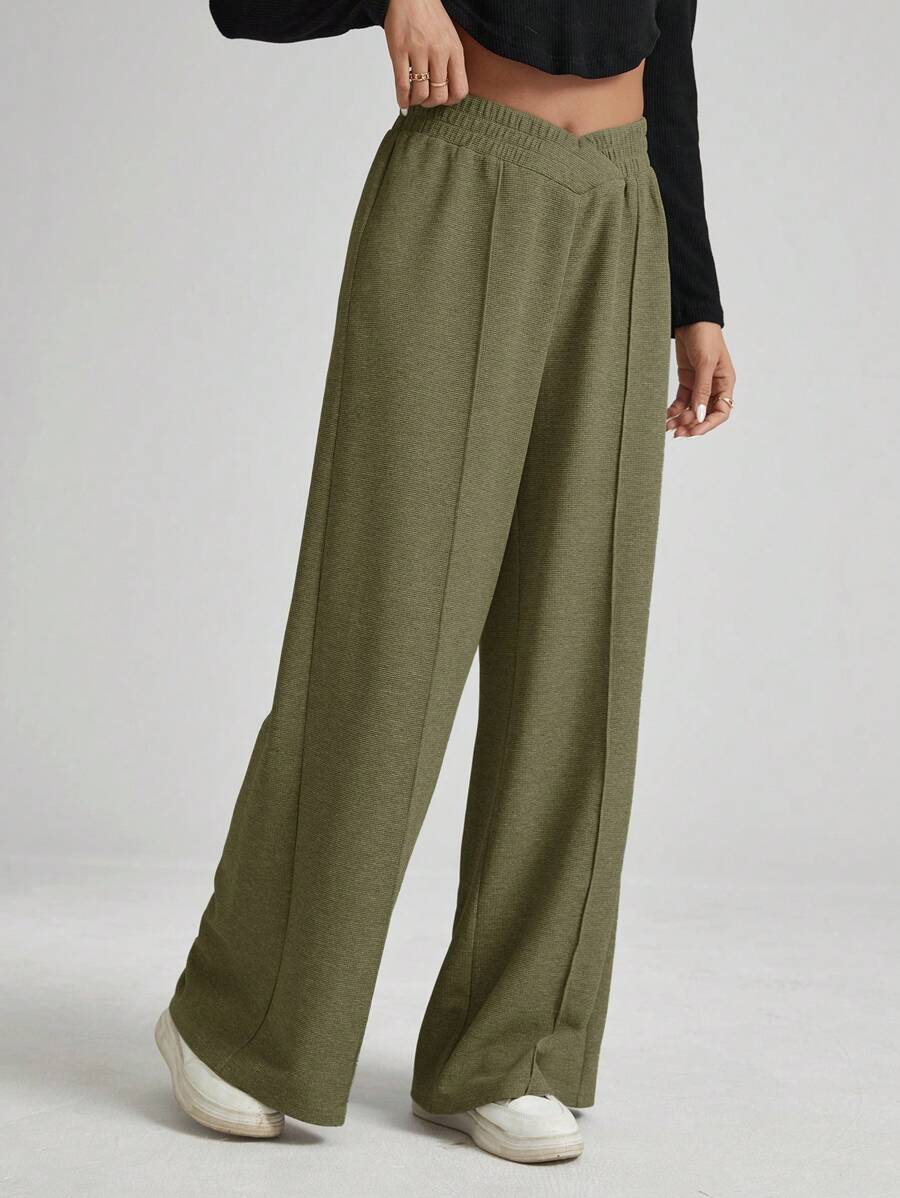 Lana Wide-Leg Lounge Trousers