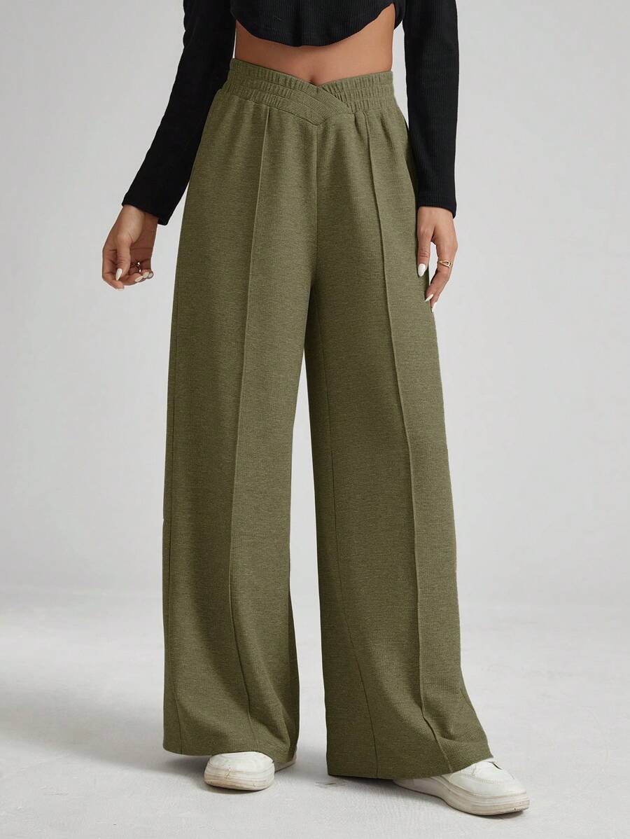 Lana Wide-Leg Lounge Trousers