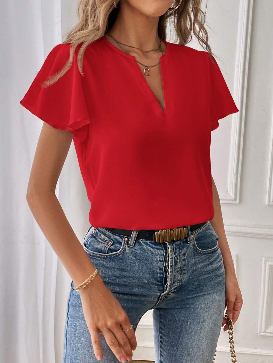 The Celestine Flutter Blouse