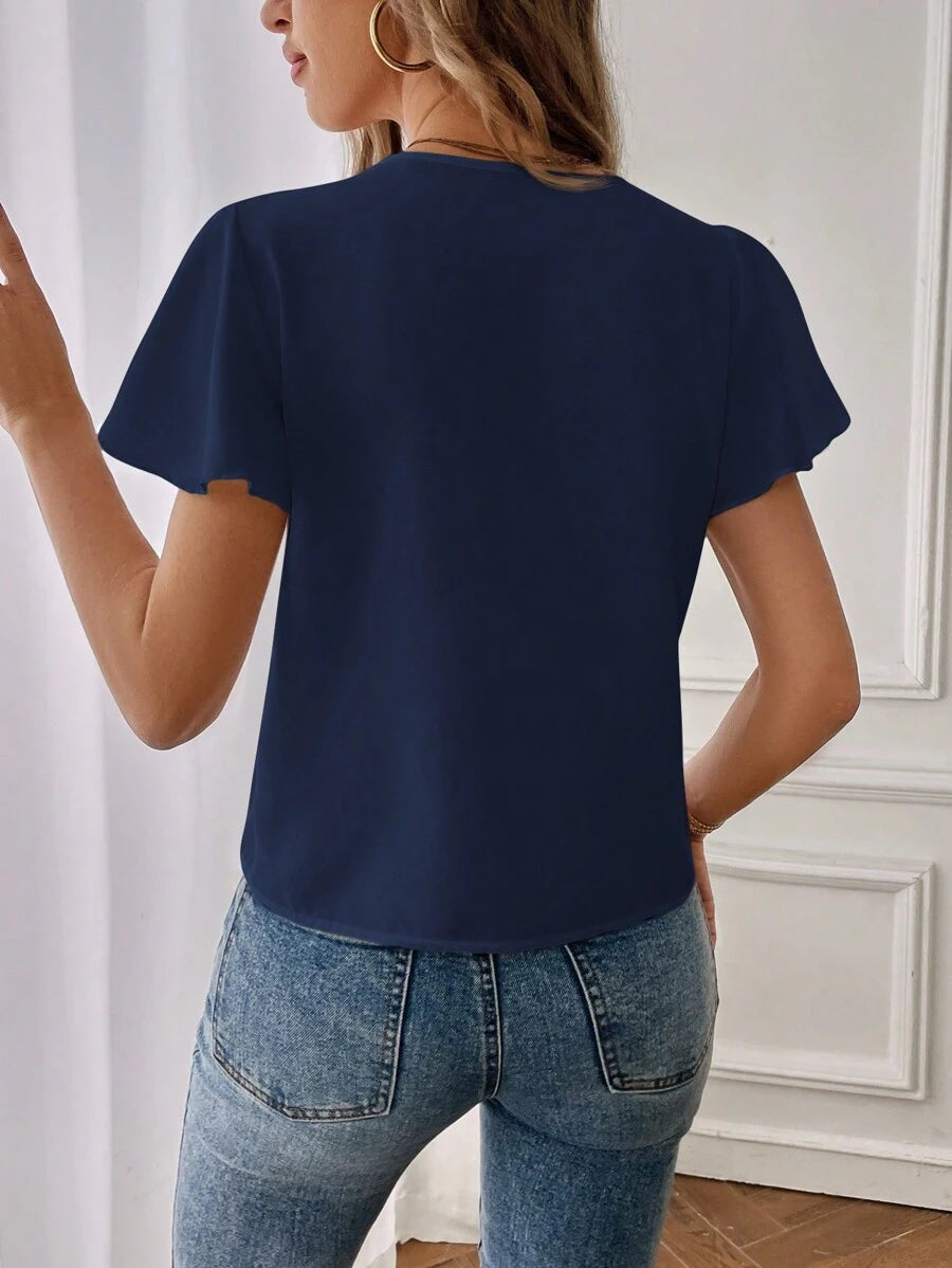 The Celestine Flutter Blouse