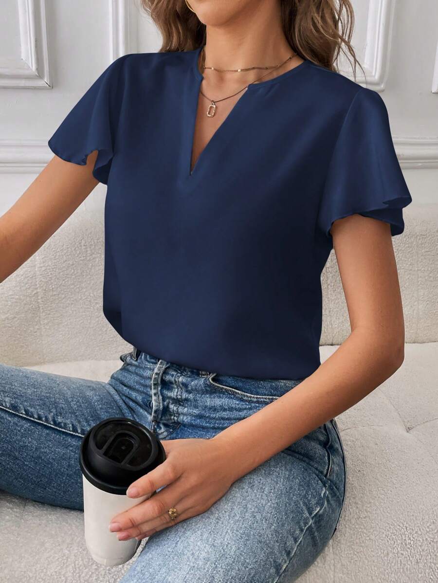 The Celestine Flutter Blouse
