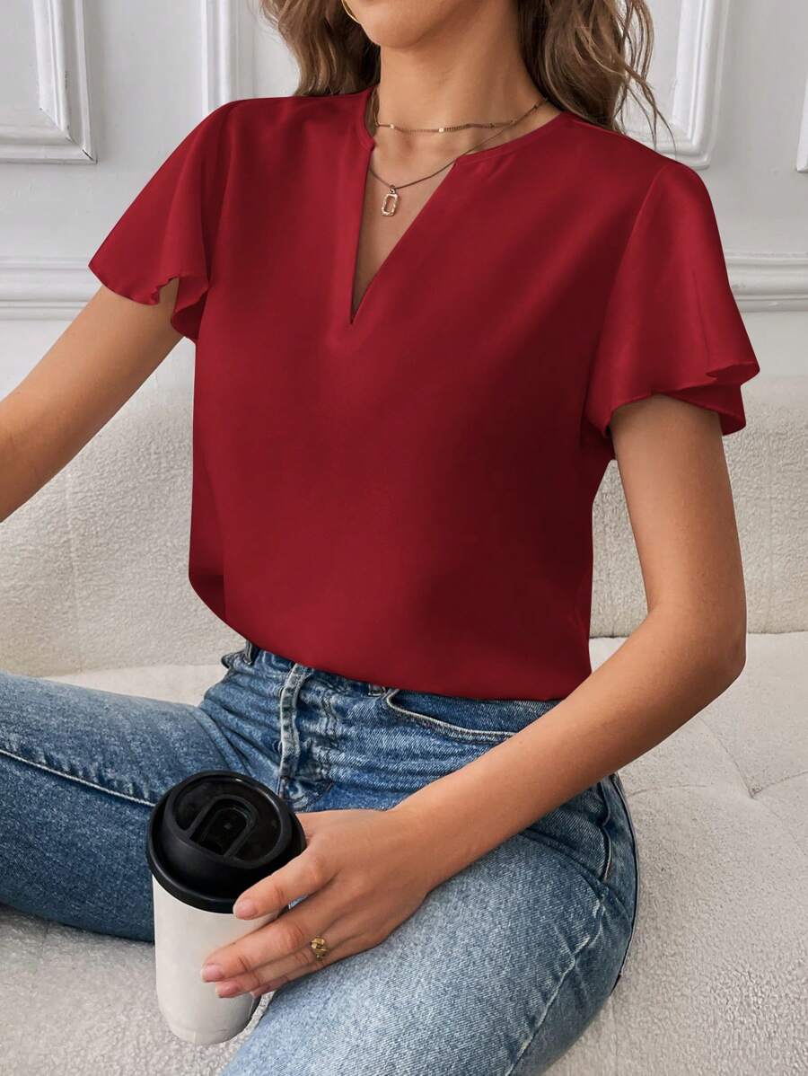 The Celestine Flutter Blouse