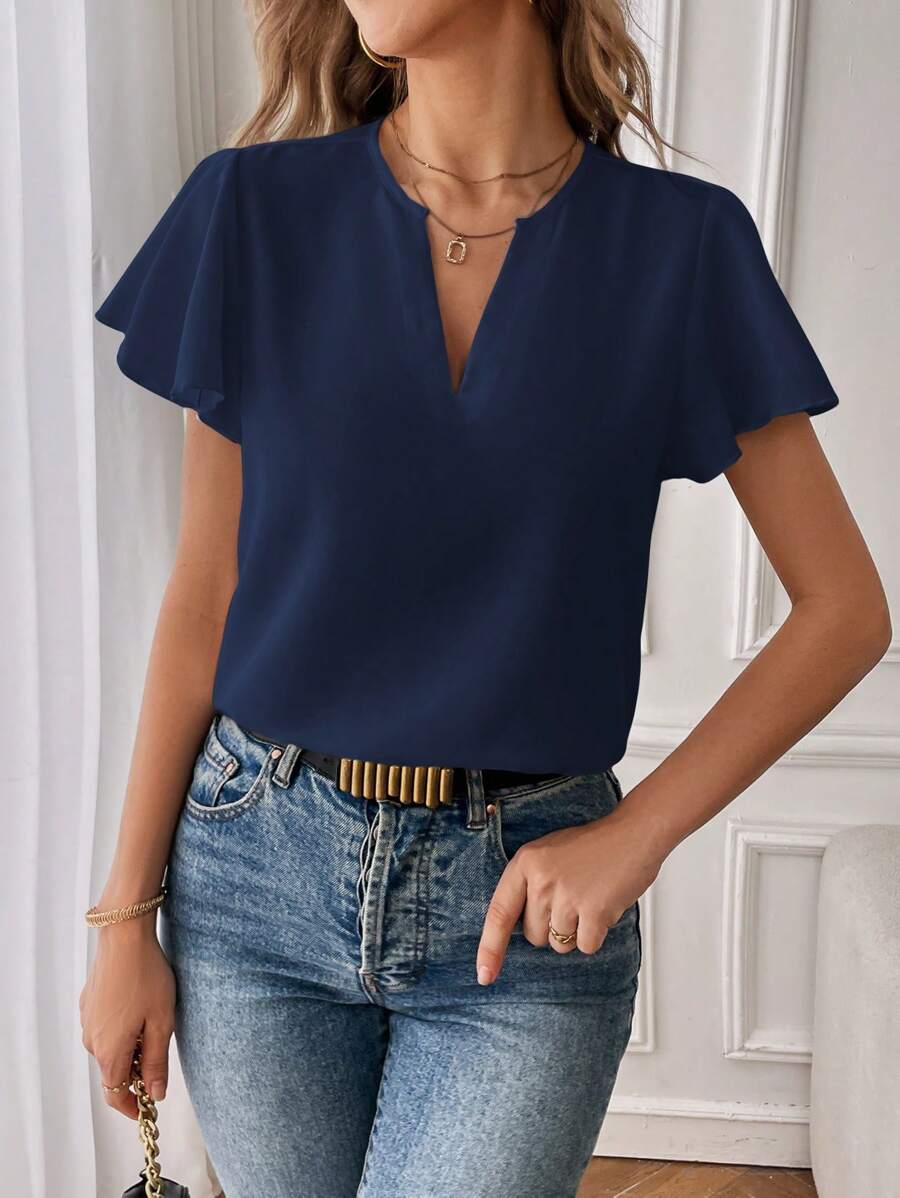 The Celestine Flutter Blouse