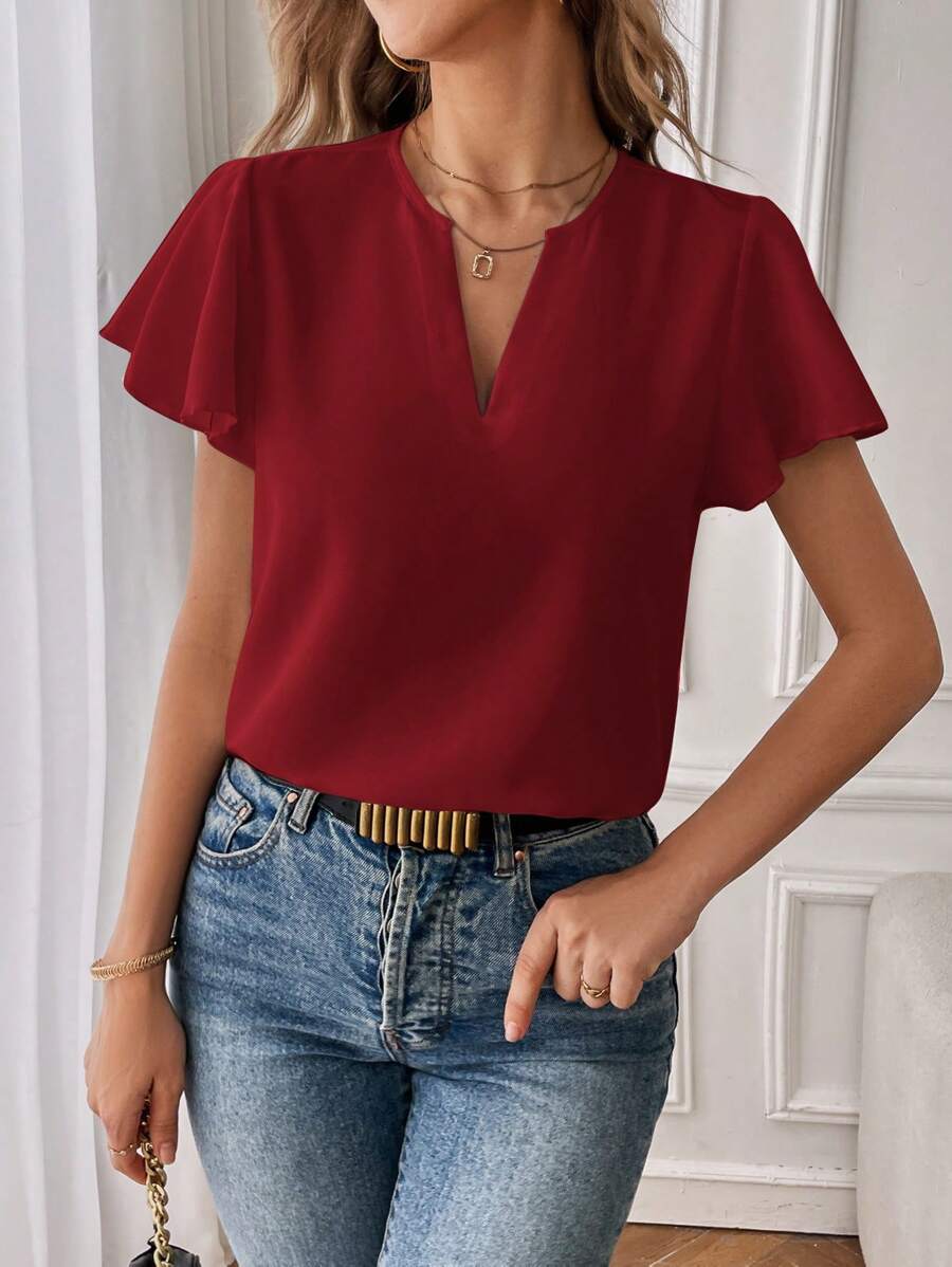 The Celestine Flutter Blouse