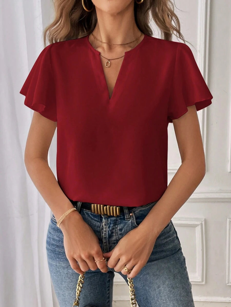 The Celestine Flutter Blouse