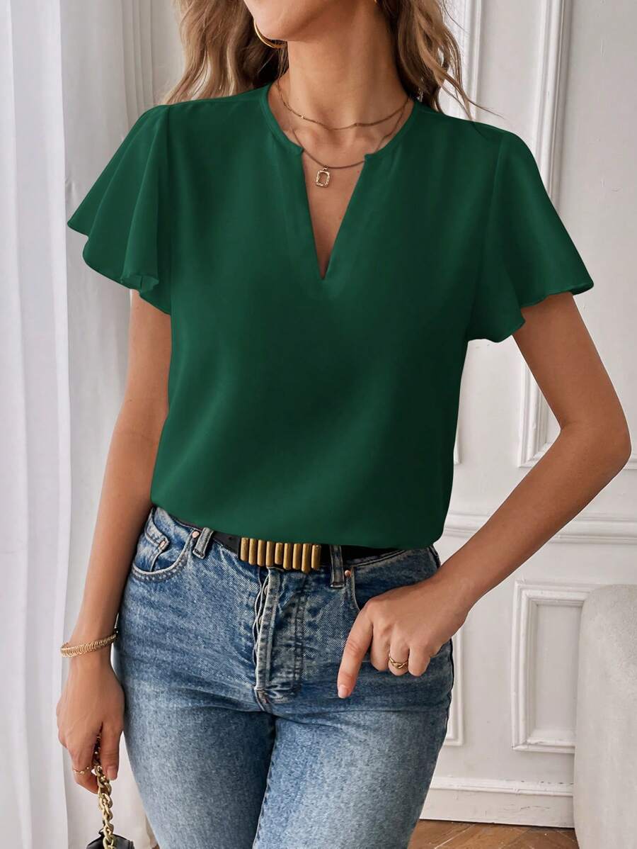The Celestine Flutter Blouse